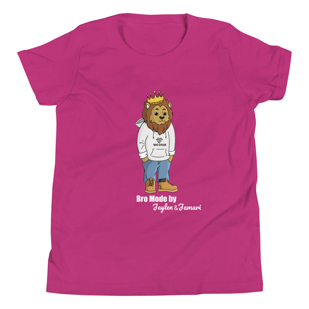 Youth Short Sleeve T-Shirt Fall Lion