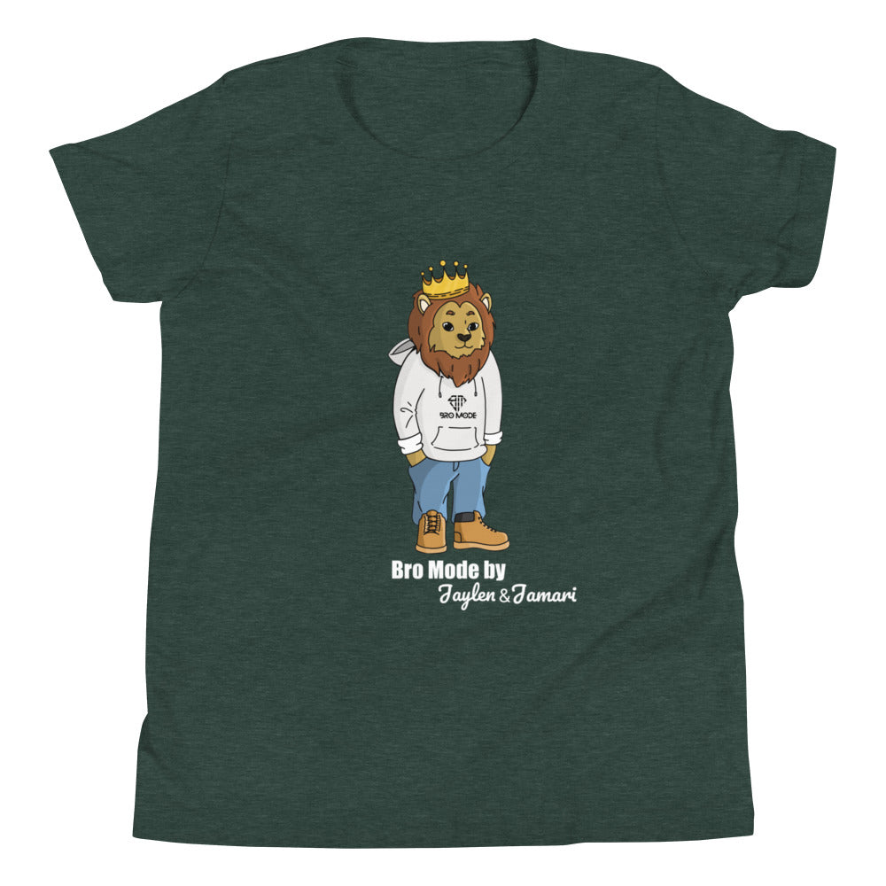 Youth Short Sleeve T-Shirt Fall Lion